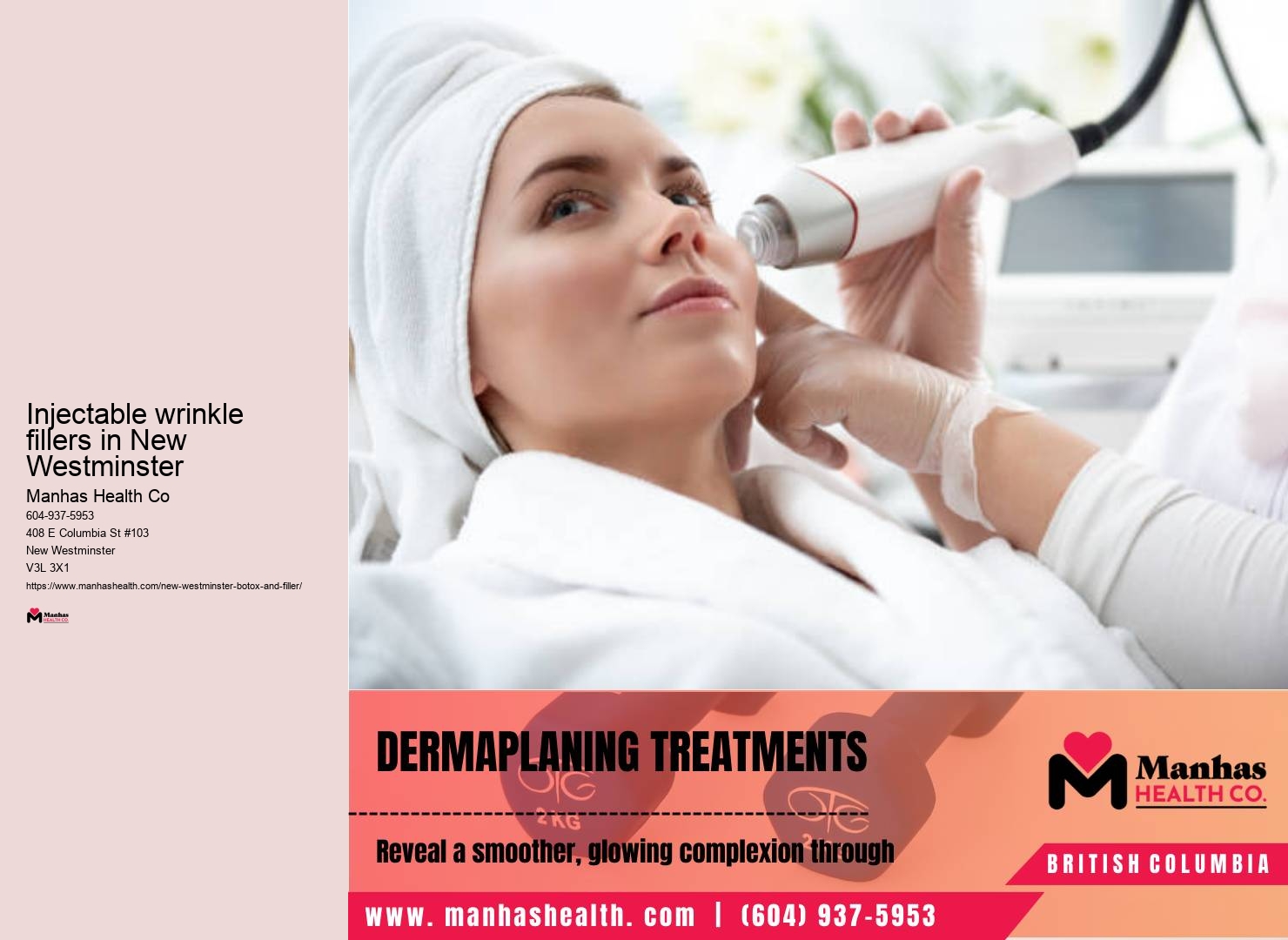 Beauty clinic in New Westminster