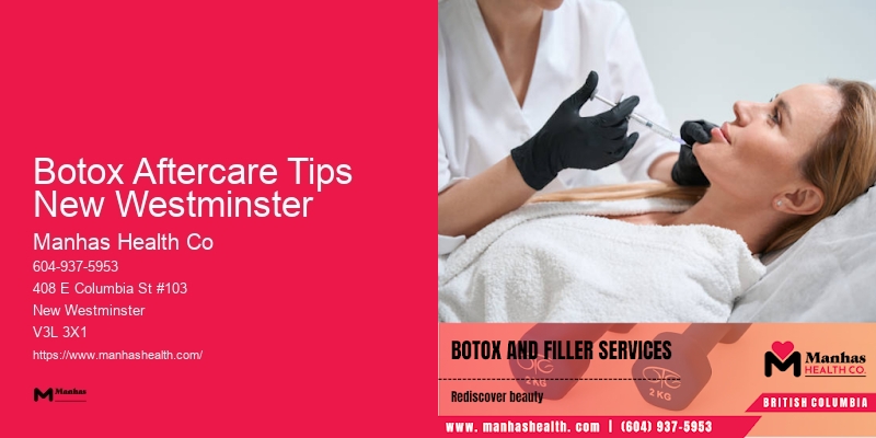Facial Beauty Studio Botox Aftercare Tips New Westminster