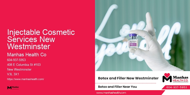Facial Muscle Relaxants Injectable Cosmetic Services New Westminster