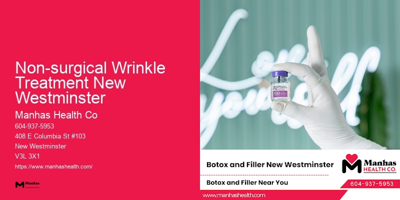 Bespoke Facial Enhancement Therapies Non-surgical Wrinkle Treatment New Westminster