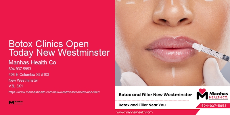 Botox for smoother skin texture Botox Clinics Open Today New Westminster