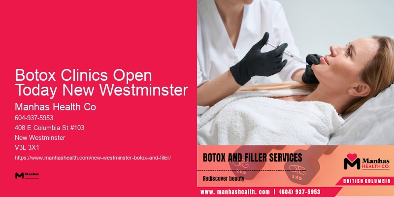 Botox for fine lines and wrinkles Botox Clinics Open Today New Westminster