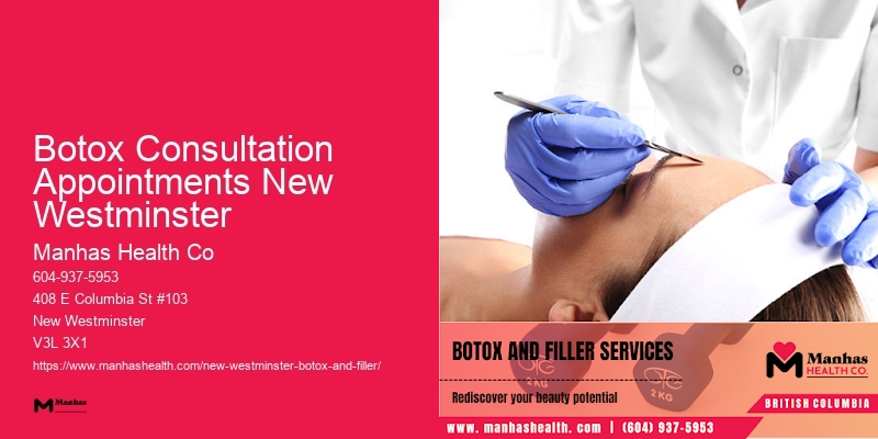 Botox to enhance facial symmetry Botox Consultation Appointments New Westminster