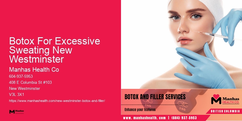 Botox in Botox For Excessive Sweating New Westminster clinics