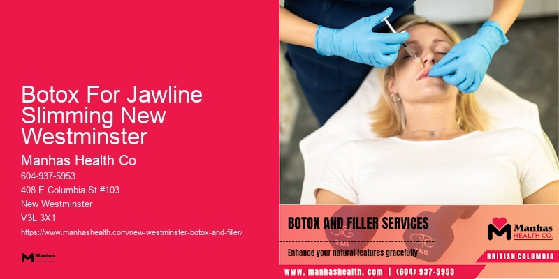 Botox for under-eye bags Botox For Jawline Slimming New Westminster