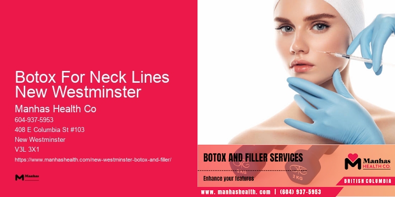 Botox to reduce aging signs Botox For Neck Lines New Westminster