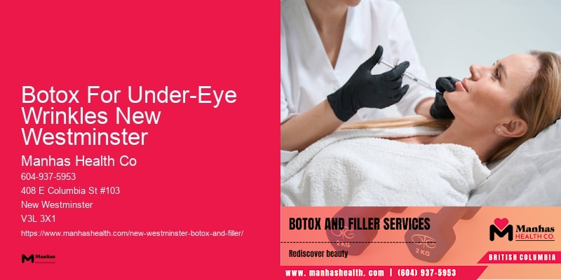 Botox consultation and treatment Botox For Under-Eye Wrinkles New Westminster