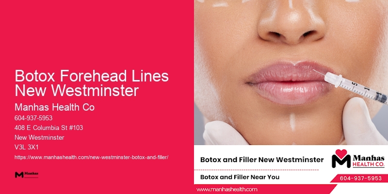 Botox for sagging cheeks Botox Forehead Lines New Westminster