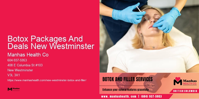 Botox for natural wrinkle reduction Botox Packages And Deals New Westminster
