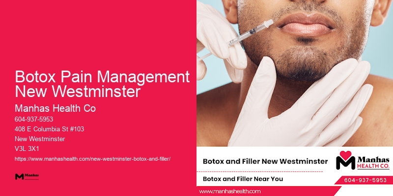 Botox for facial line prevention Botox Pain Management New Westminster