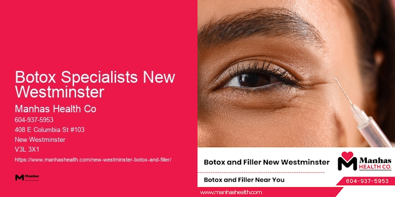 Botox injection procedure Botox Specialists New Westminster