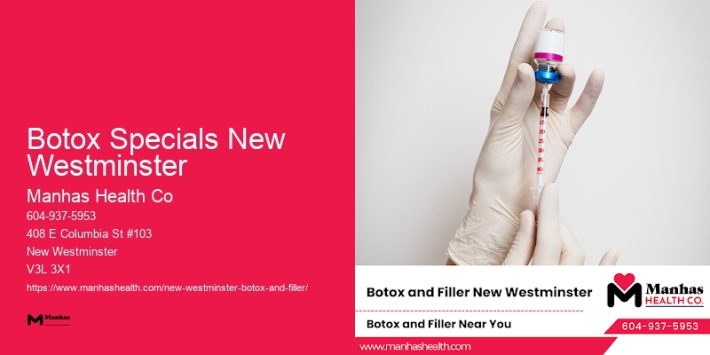 Botox for excessive sweating Botox Specials New Westminster