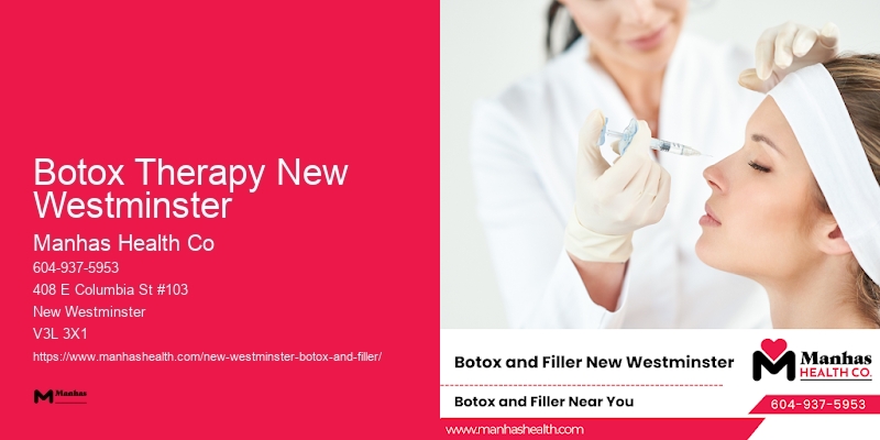 Botox for younger facial appearance Botox Therapy New Westminster