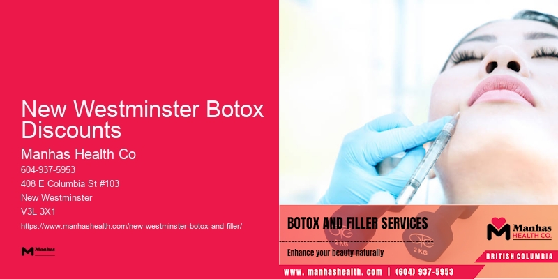 Botox injections price New Westminster Botox Discounts