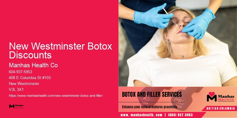 Botox for facial muscle relaxation New Westminster Botox Discounts