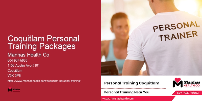 Coquitlam Personal Training Packages Workout Plans