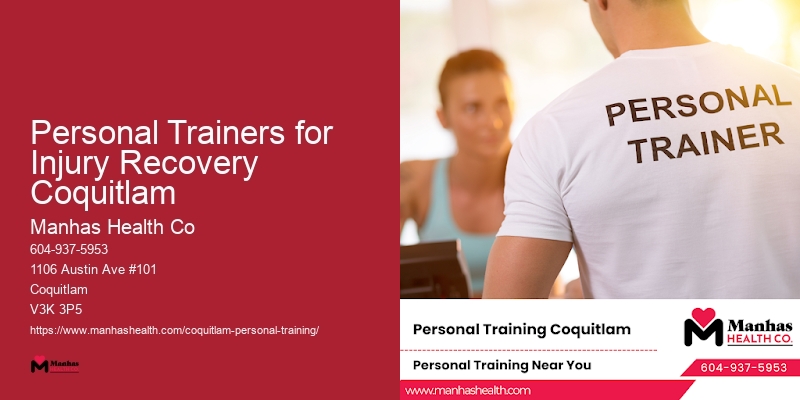 Personal Training Services Personal Trainers for Injury Recovery Coquitlam