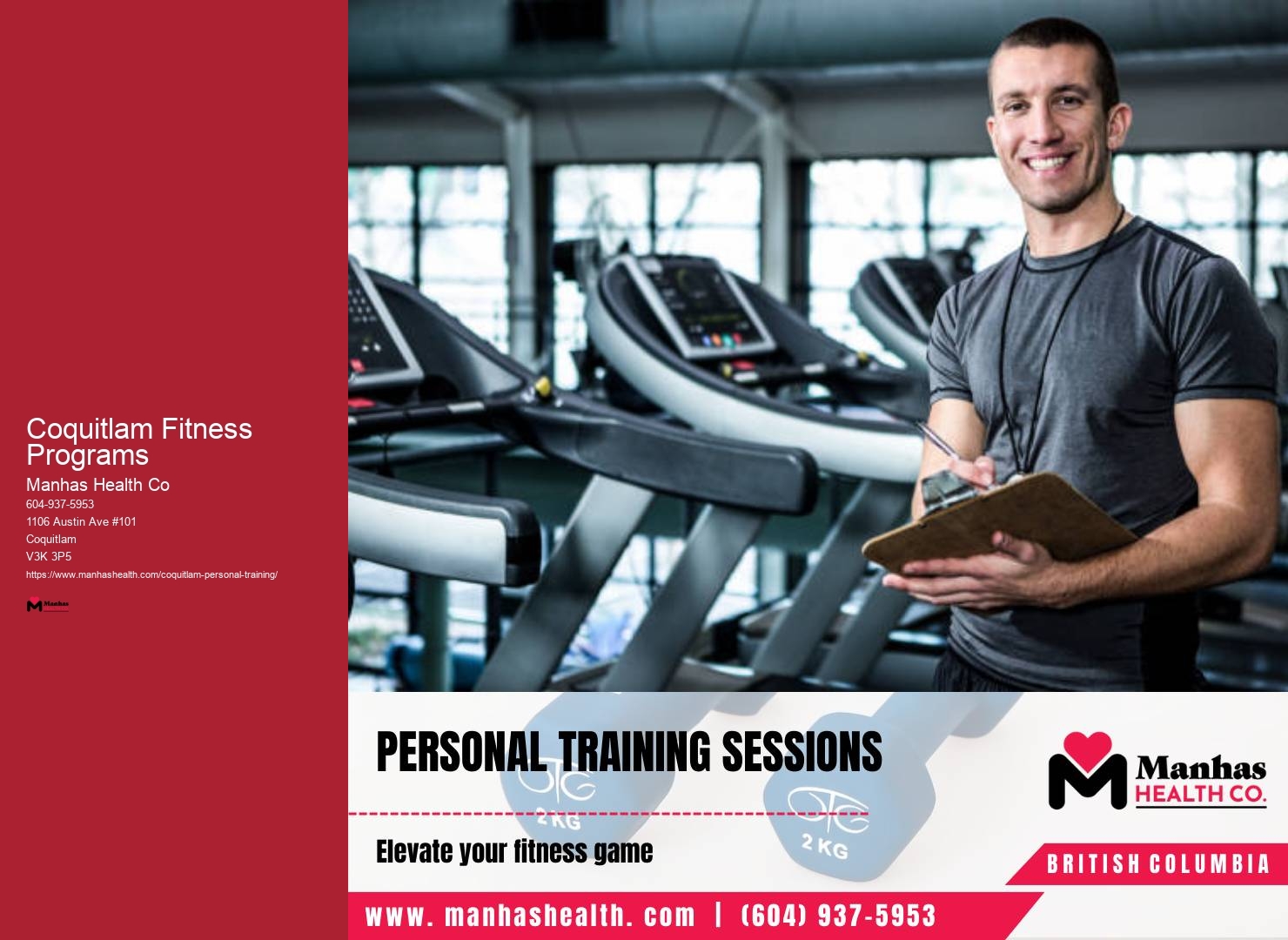 Private Personal Training Coquitlam Fitness Programs