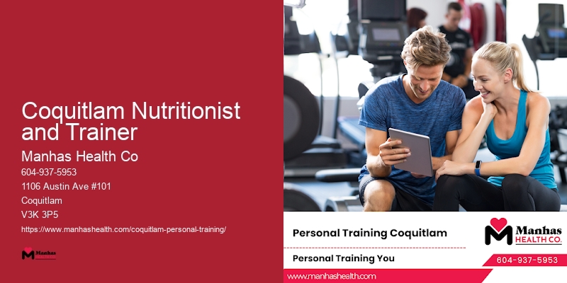 Mobile Training Near Me Coquitlam Nutritionist and Trainer