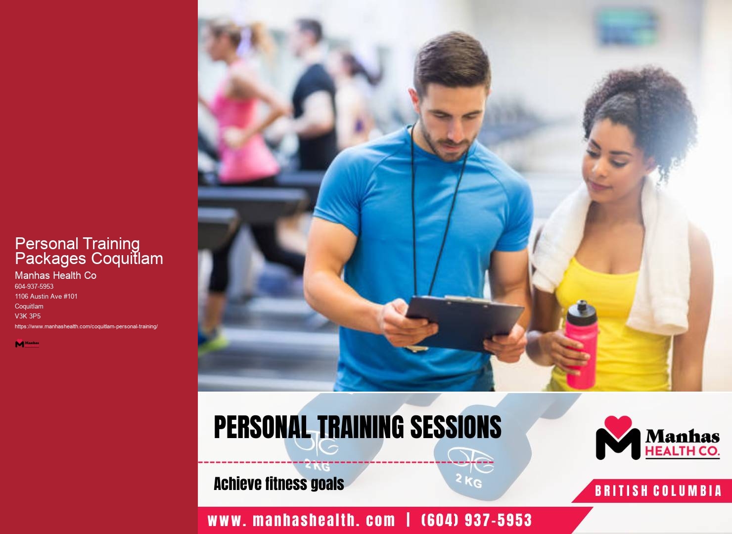 Personal Training Packages Coquitlam Exclusive Fitness Coach
