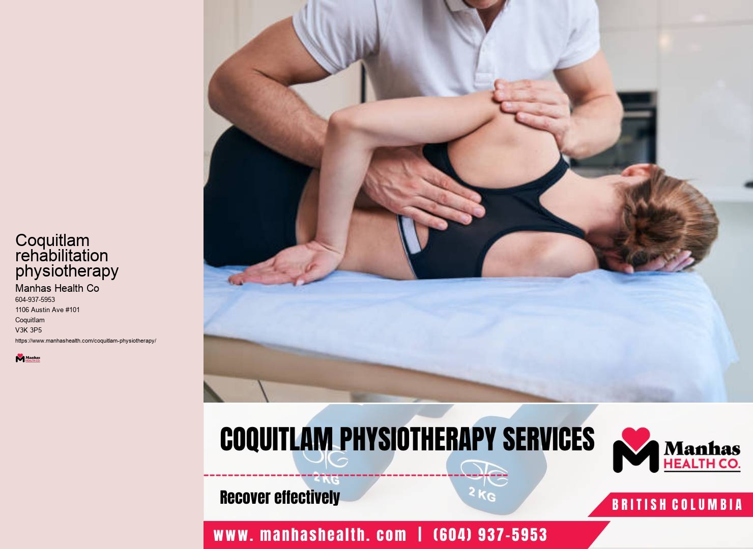 Coquitlam rehabilitation physiotherapy physiotherapy for upper body pain