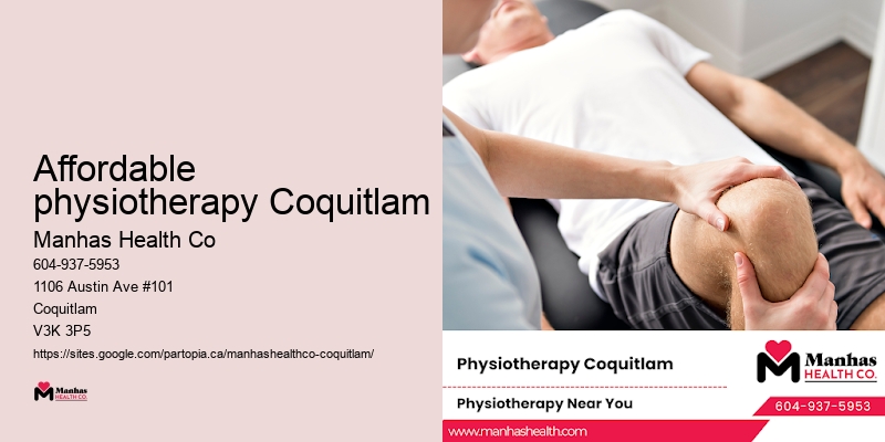 Affordable physiotherapy Coquitlam