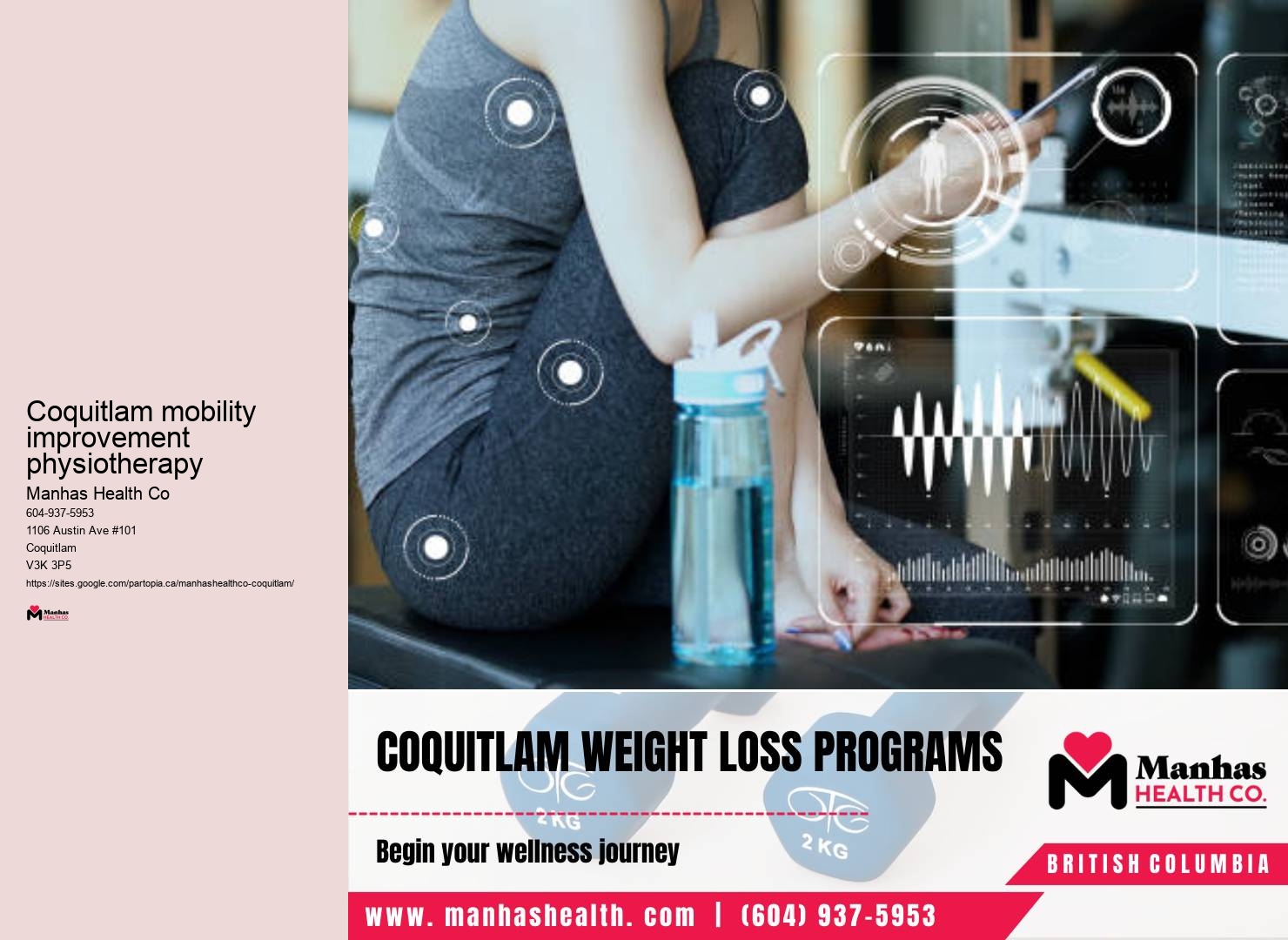 Coquitlam mobility improvement physiotherapy Physiotherapy for Rehabilitation Programs