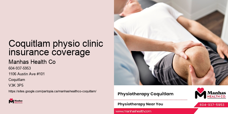 Coquitlam physio clinic insurance coverage