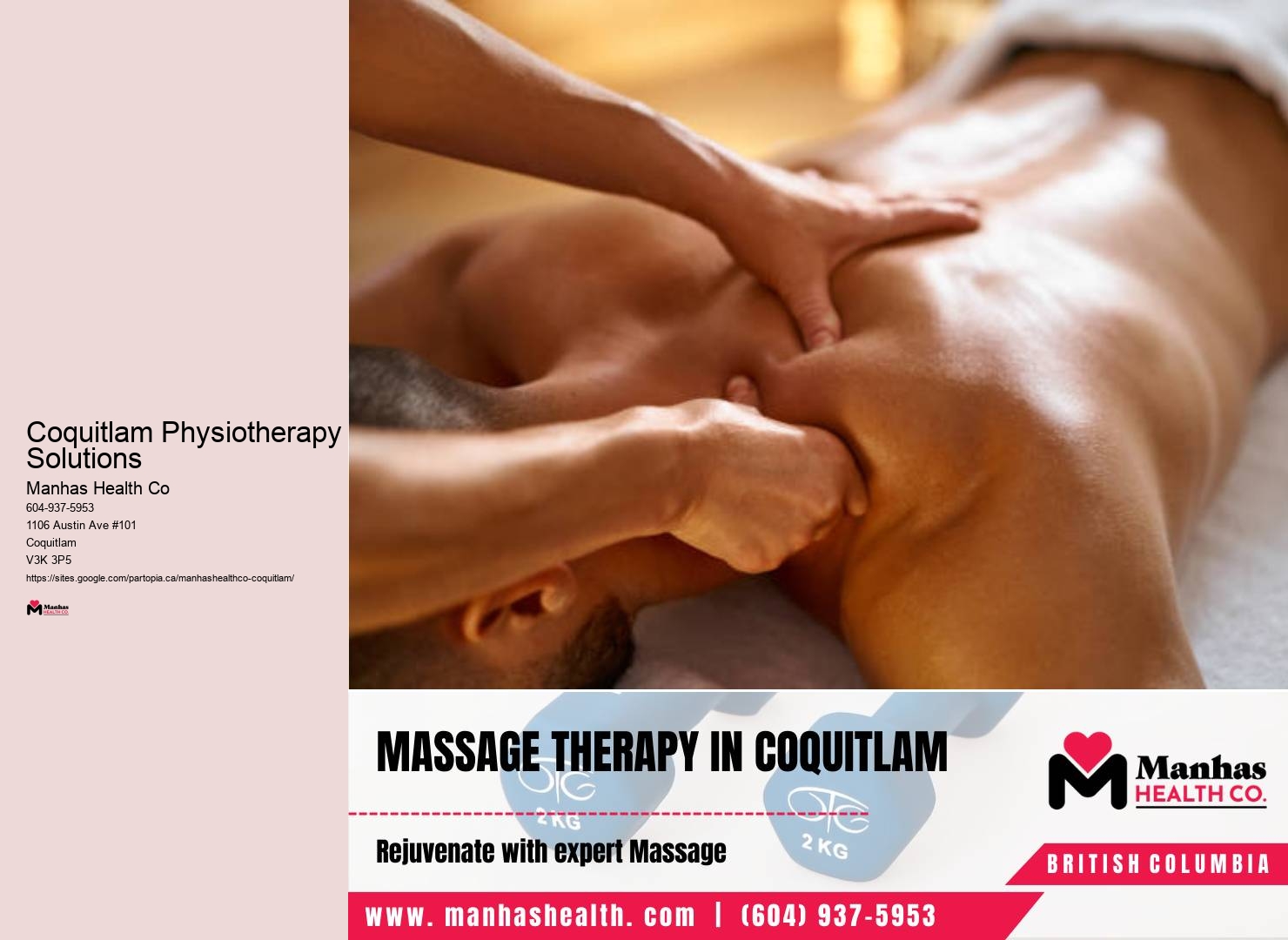 Coquitlam Physiotherapy Solutions physical therapy techniques