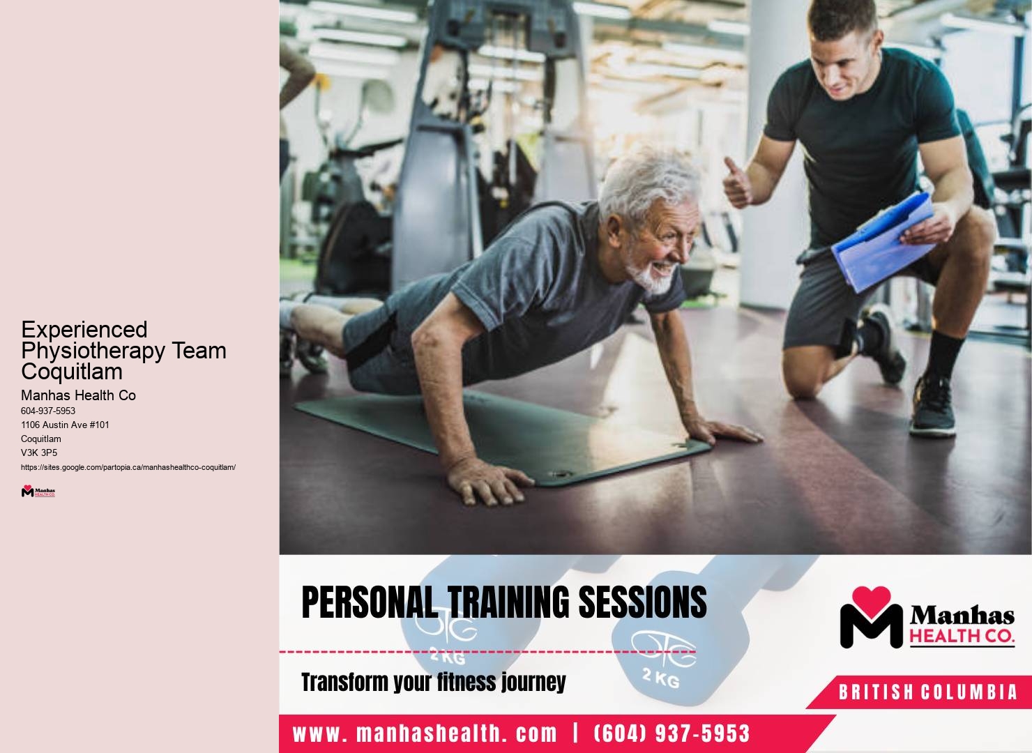 Experienced Physiotherapy Team Coquitlam physiotherapy for pre-surgery preparation