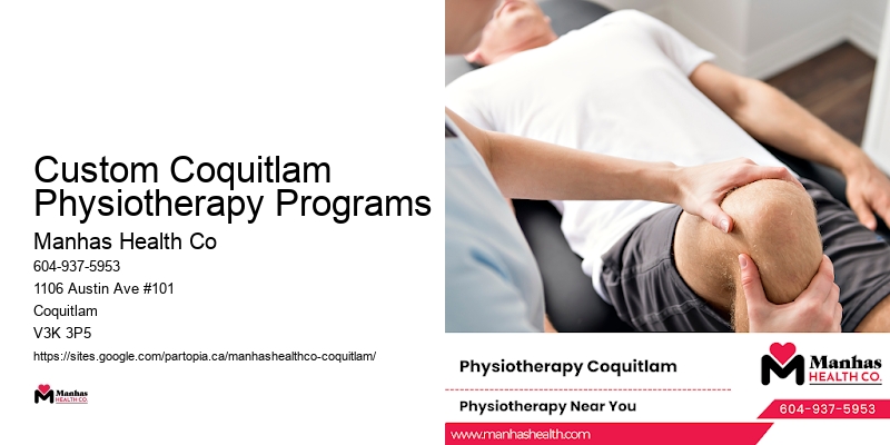 Custom Coquitlam Physiotherapy Programs