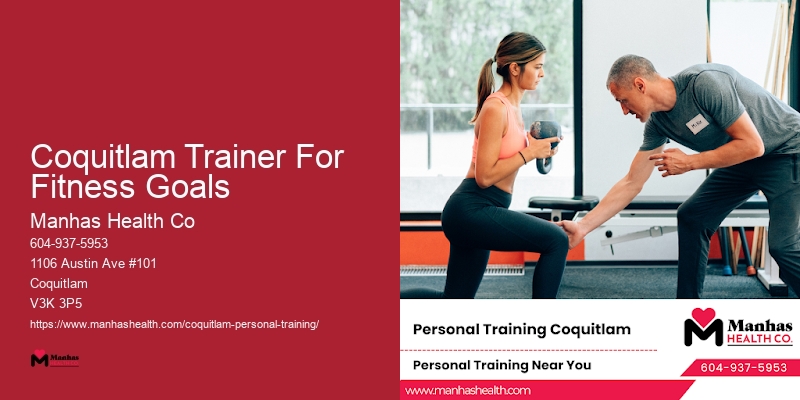 Coquitlam Trainer For Fitness Goals Fitness Trainer With Customized Coaching