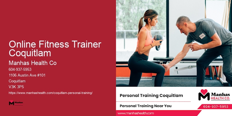 Personal Trainer With Flexible Hours Online Fitness Trainer Coquitlam