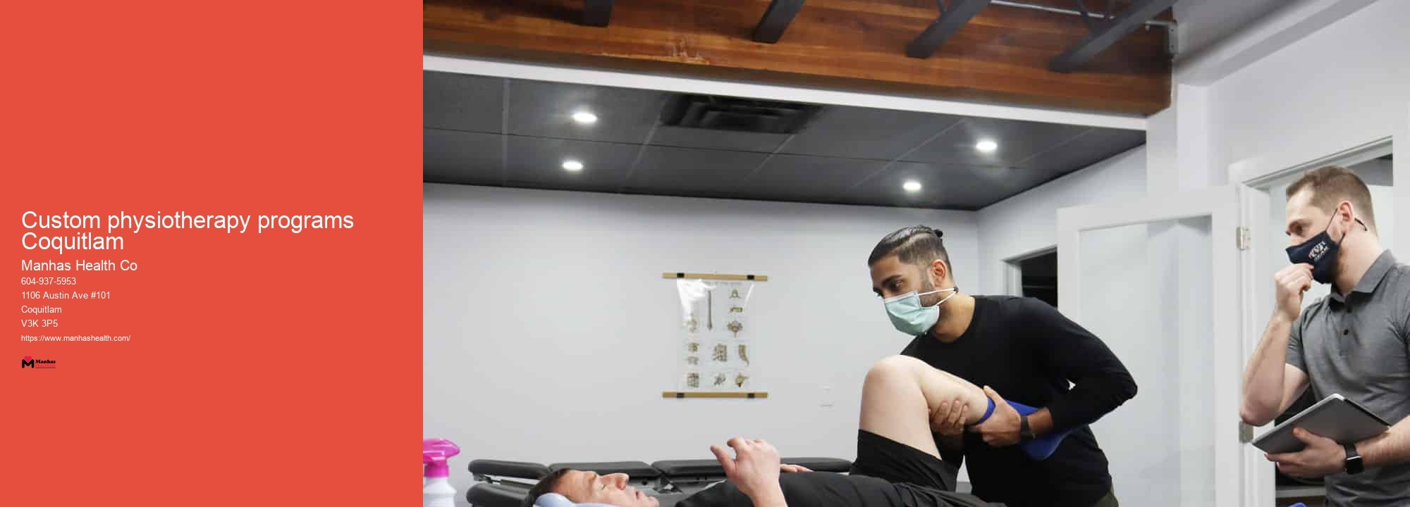 Custom physiotherapy programs Coquitlam