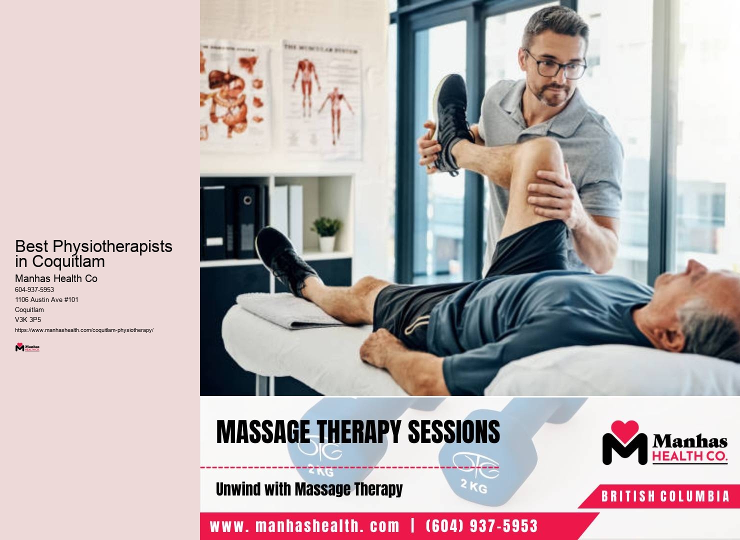 Physiotherapy center Best Physiotherapists in Coquitlam