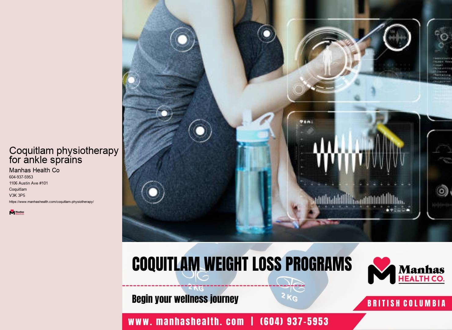 Coquitlam physiotherapy for ankle sprains physiotherapy for TMJ disorder