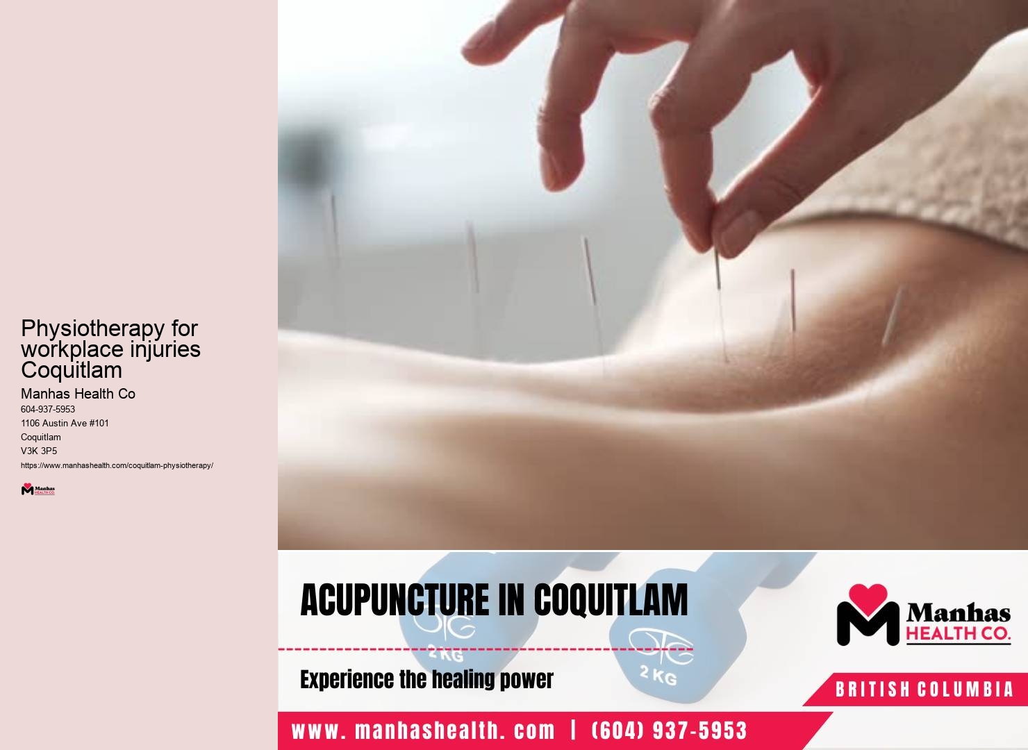 Physiotherapy for joint pain Physiotherapy for workplace injuries Coquitlam