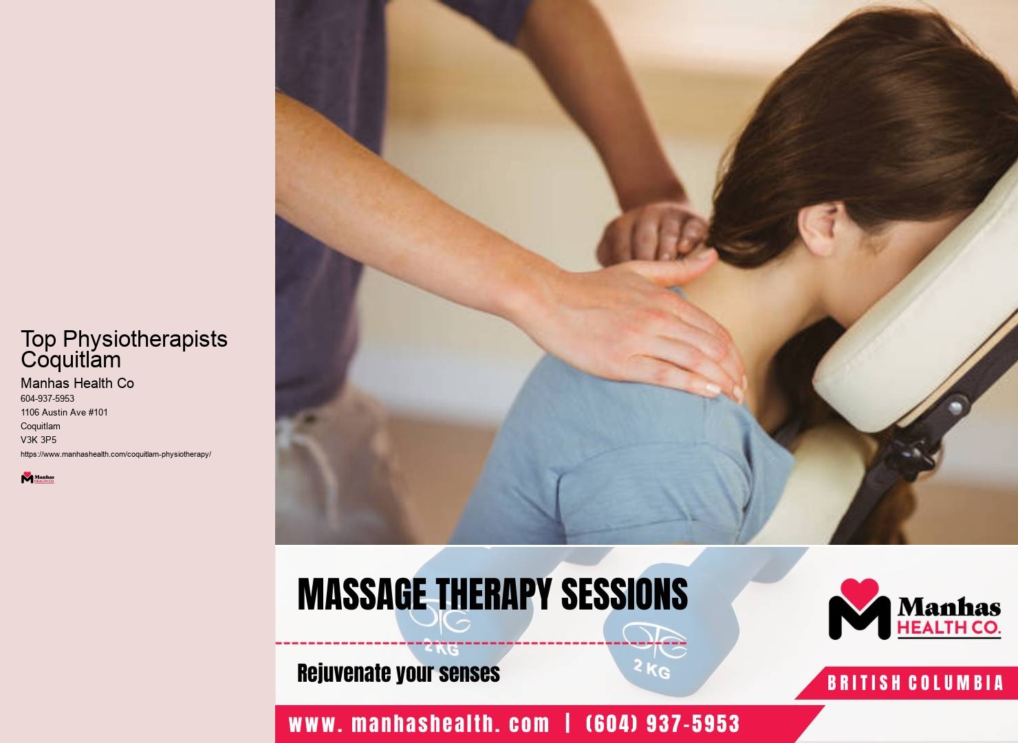 Physiotherapy clinic Top Physiotherapists Coquitlam