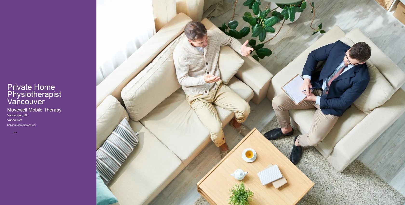 Private Home Physiotherapist Vancouver
