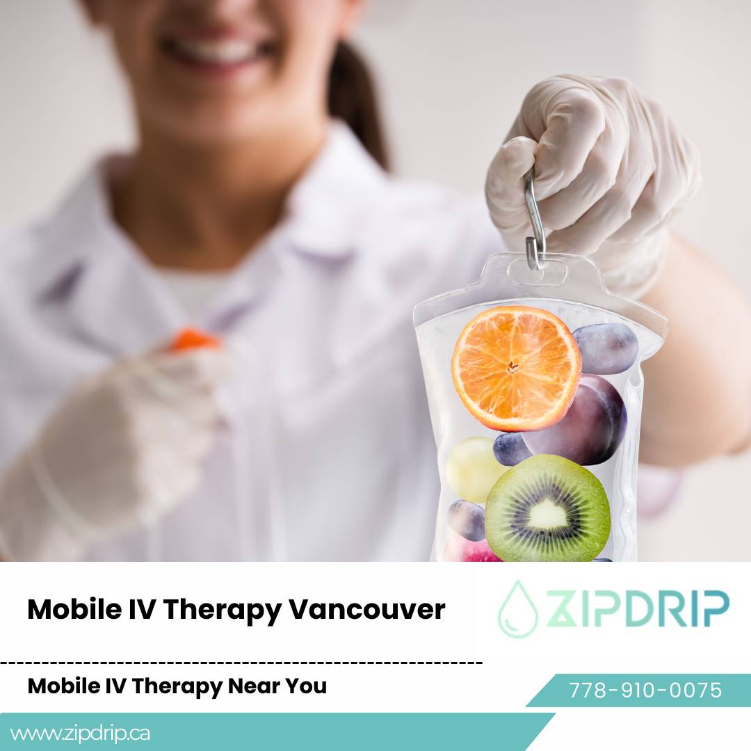 At-Home IV Infusion Vancouver mobile drip therapy