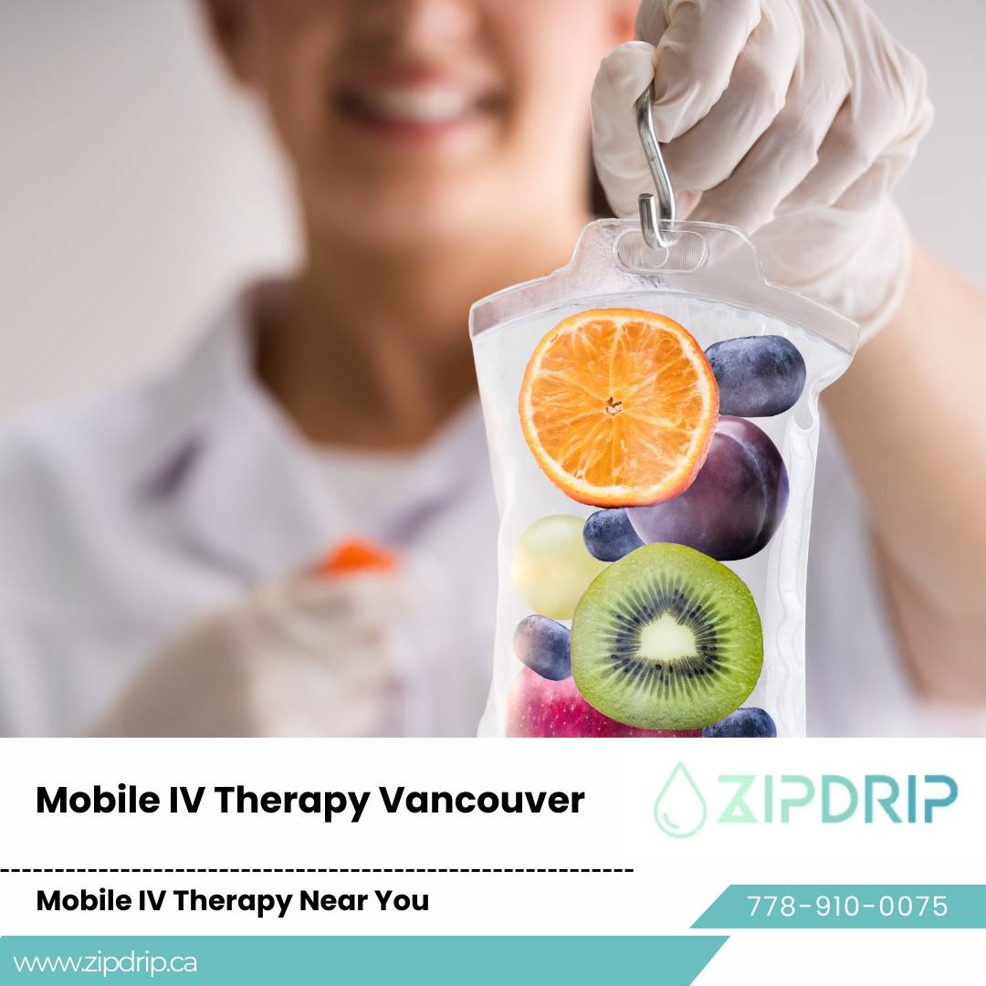 IV wellness therapy at home IV Drip for Energy Vancouver
