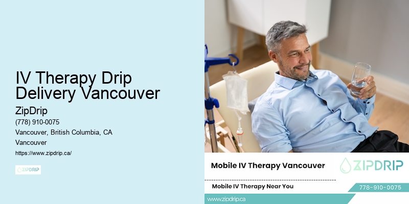 IV Therapy Drip Delivery Vancouver