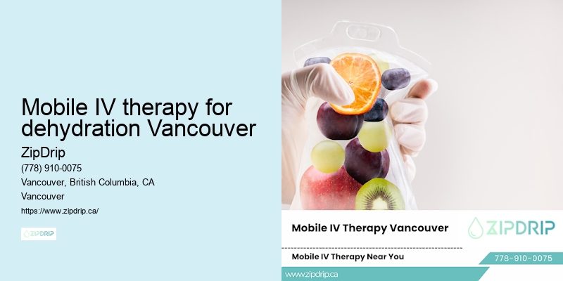 Mobile IV therapy for dehydration Vancouver