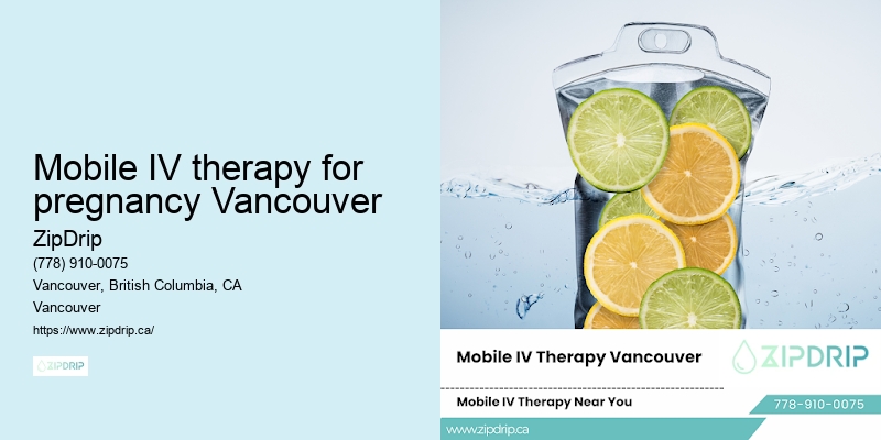 Mobile IV therapy for pregnancy Vancouver