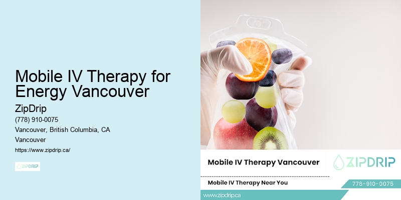 Mobile IV Therapy for Energy Vancouver