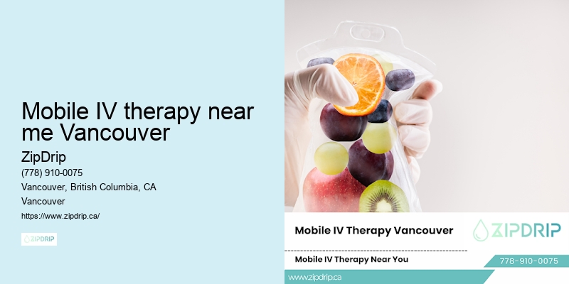 Mobile IV therapy near me Vancouver