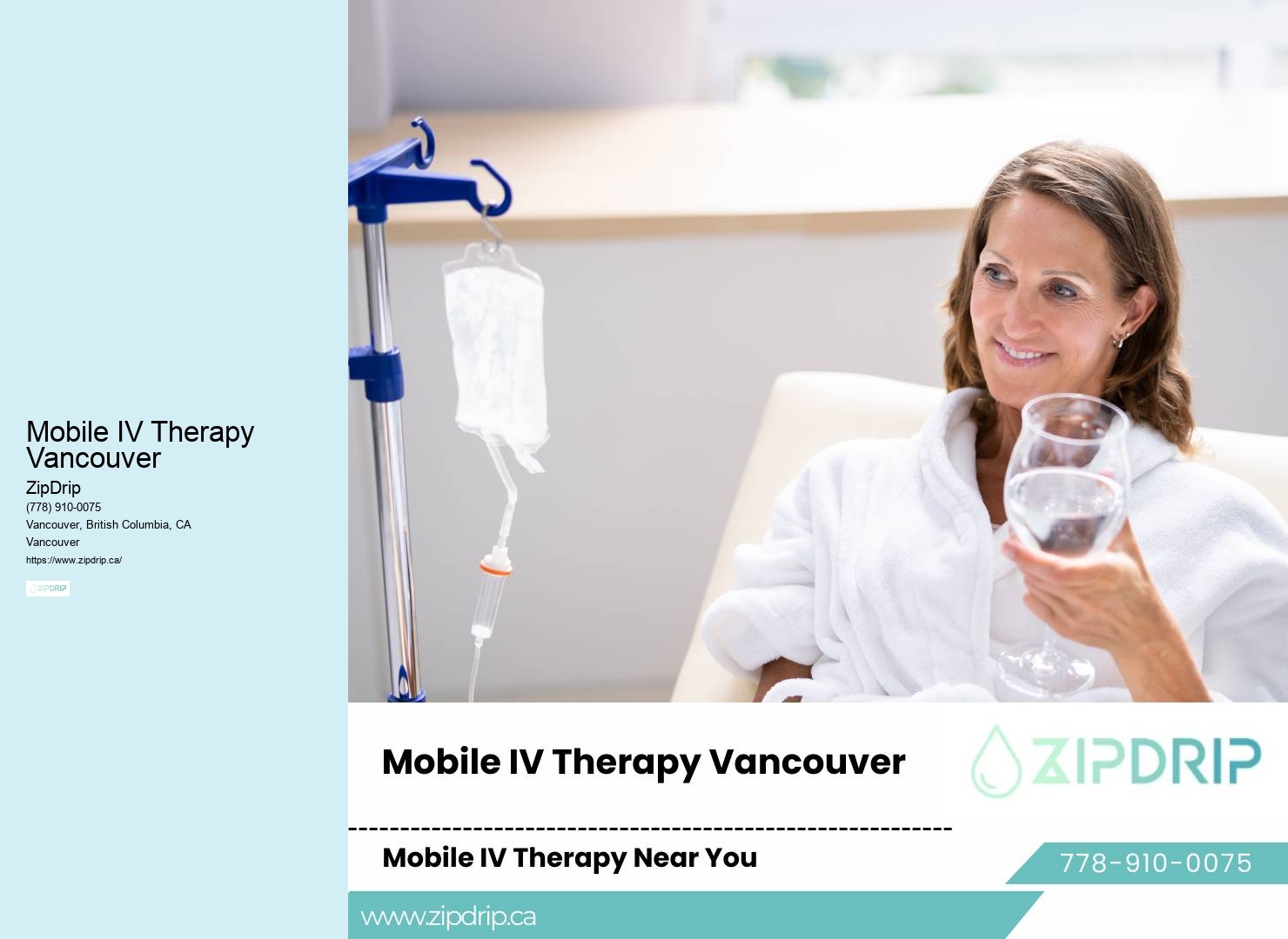 Mobile Detox IV Mobile IV Therapy Vancouver