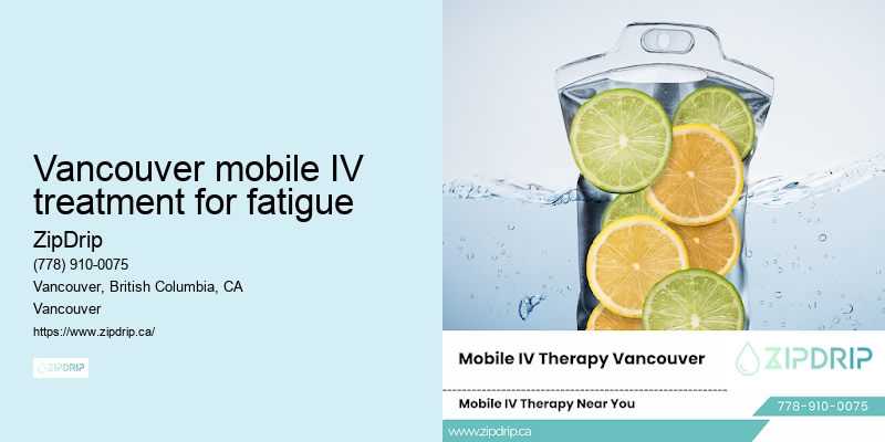 Vancouver mobile IV treatment for fatigue