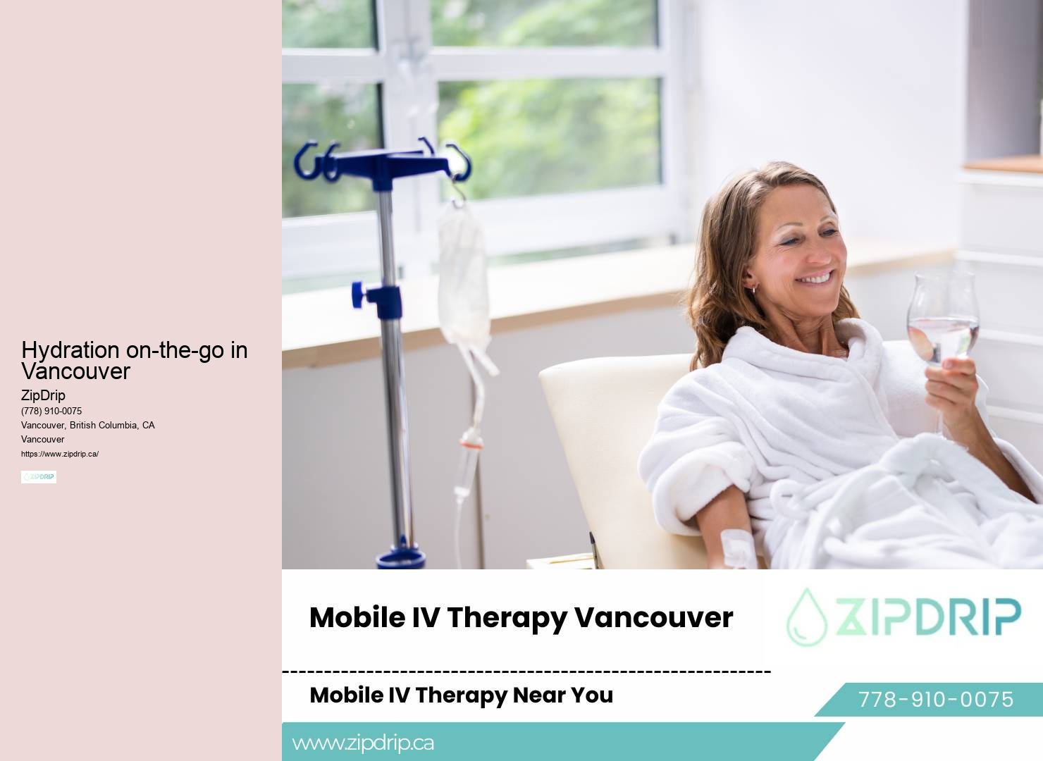 IV therapy for illness Vancouver