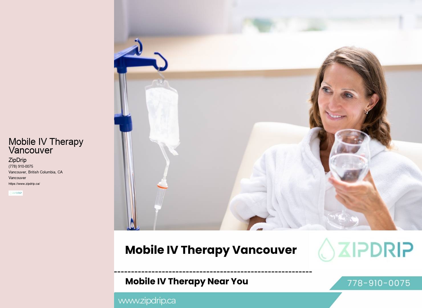 Vitamin drip therapy party Vancouver
